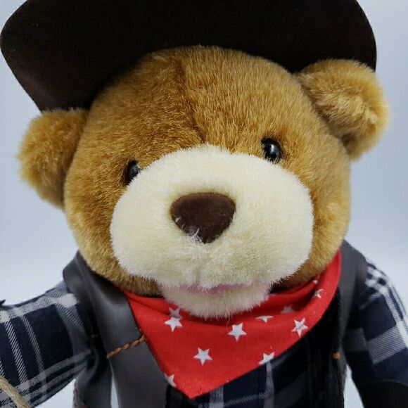 Singing Dancing Plush Cowboy Bear Aurora World Lasso Stuffed Animal Buffalo Gals - Picture 4 of 16